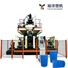 CE认证HDPE材质双工位双L型环滚筒塑料机械专业吹塑机优质塑料吹塑机
